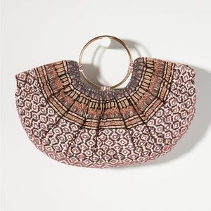 NWT Anthropologie Quilted Satchel Bag